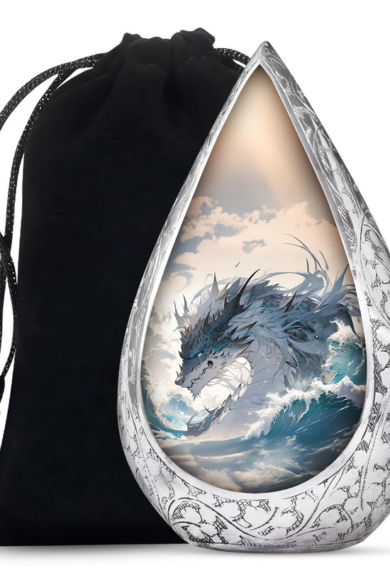 Dragon Mountain Fantasy Cremation Urn - Burial Urn For Adult Ashes