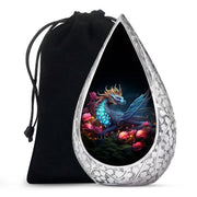 Dragon Theme Funeral Urn - Red Artistic Cremation Urn For Adult Ashes