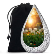 Peaceful Tulip Funeral Urn - Large Memorial Urn For Human Ashes