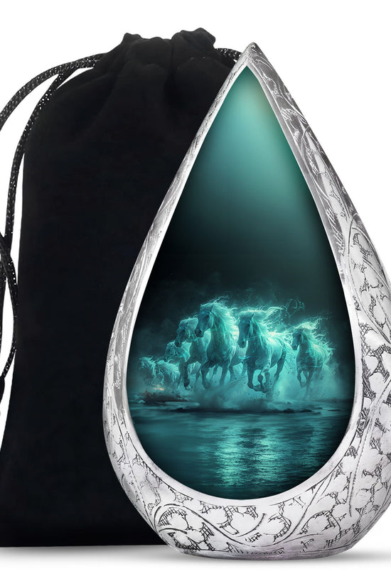Horse Cremation Urns For Ashes - Memorial Urn For Adult Ashes
