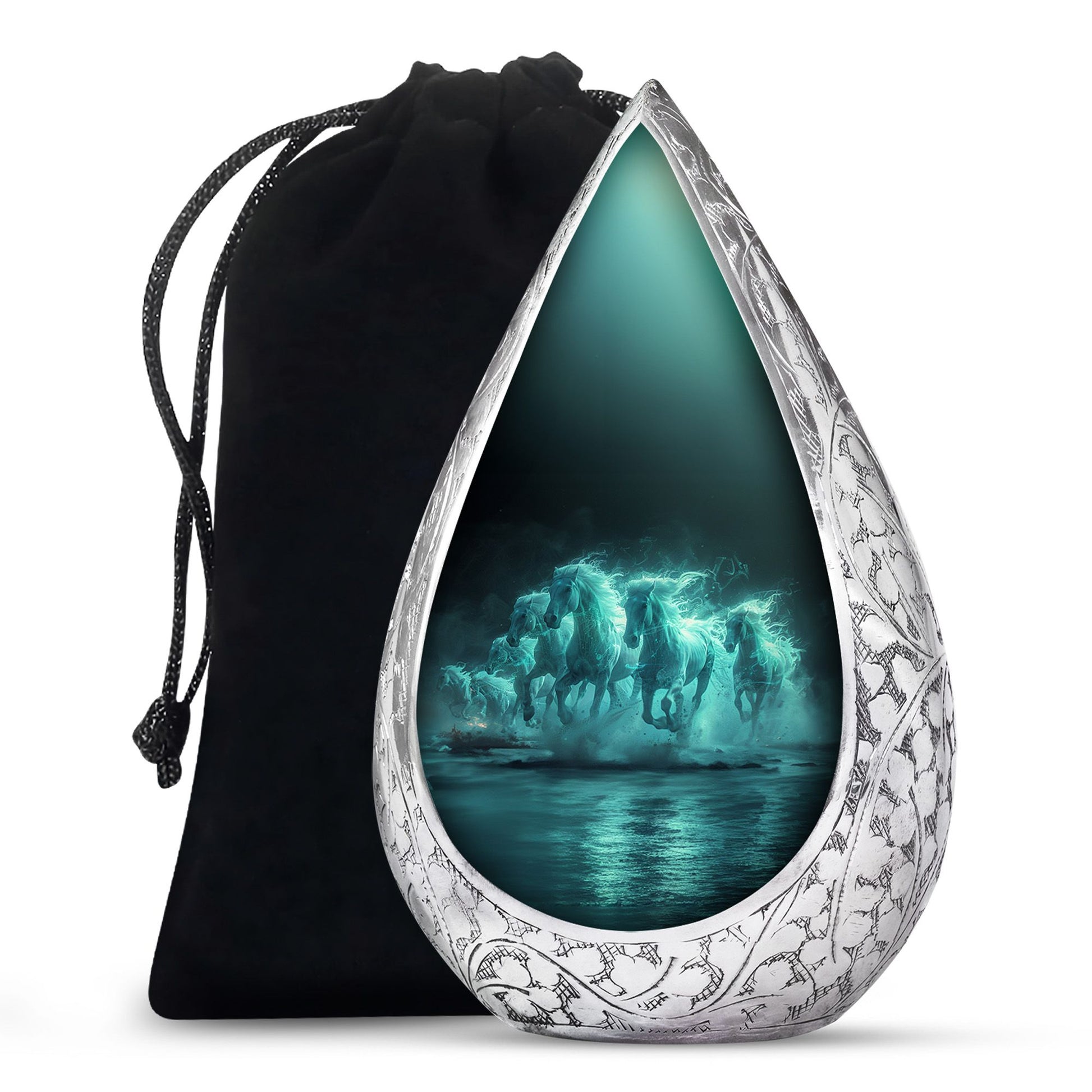 Horse Cremation Urns For Ashes - Memorial Urn For Adult Ashes