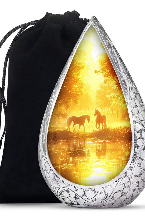 Horse Funeral Urn For Ashes - Divine Memorial Urn For Human Ashes