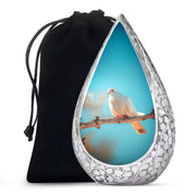 Dove Funeral Urn - Large Memorial Urn For Male & Female
