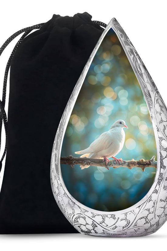 Dove Memorial Urn For Ashes - Forest Funeral Urn For Burial