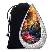 Nature Hummingbird Cremation Urn - Decorative Cremation Urn For Loved Ones