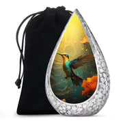 Peaceful Hummingbird Funeral Urn - Elegant Cremation Urn for Adults