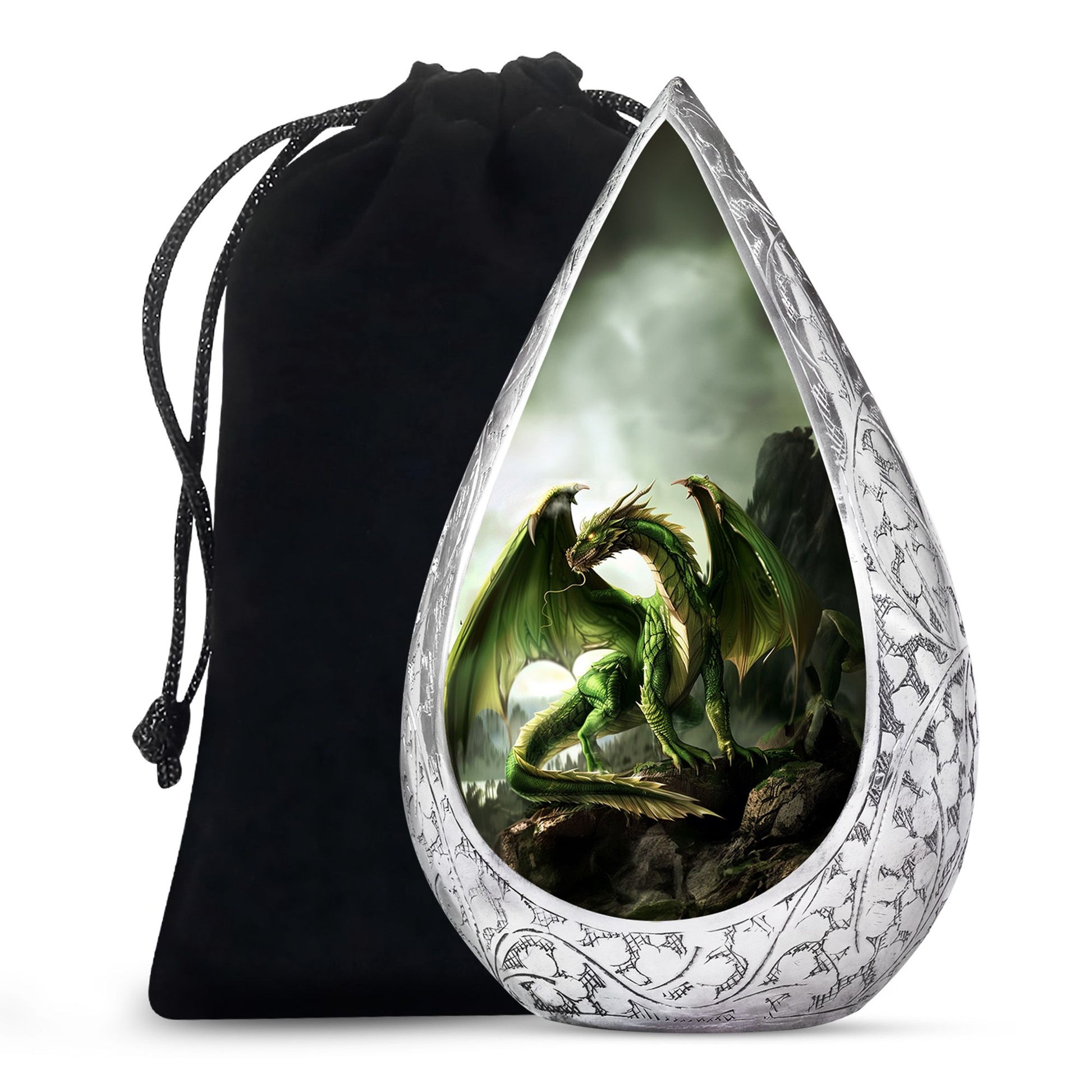 Golden Dragon Cremation Urn - Premium Memorial Urn For Adult Ashes
