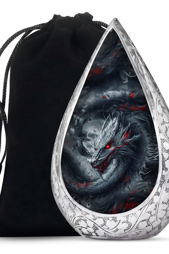 Dragon Funeral Urn For Human Ashes - Large Aluminium Urn For Adult Ashes