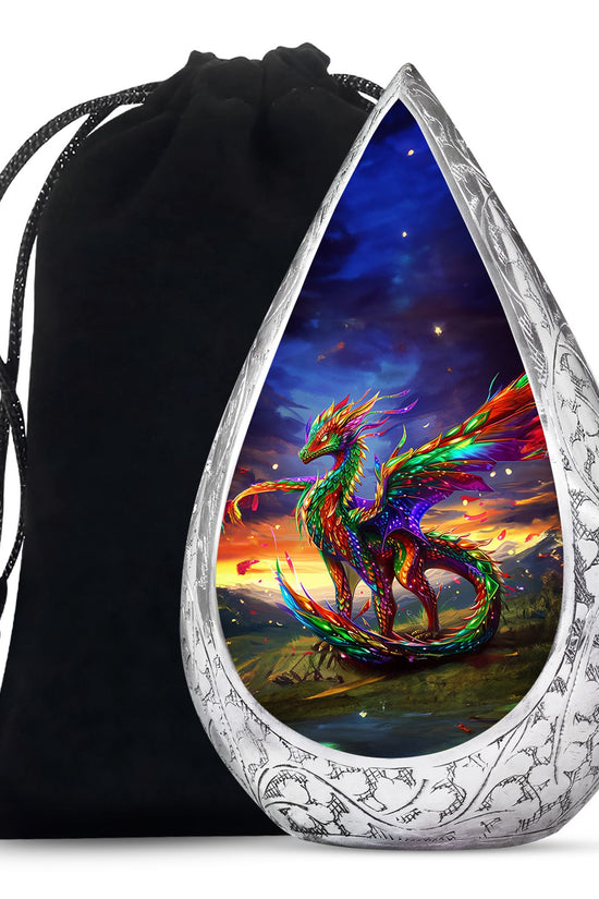 Dragon Universe Cremation Urn For Human Ashes - Celestial Memorial Urn