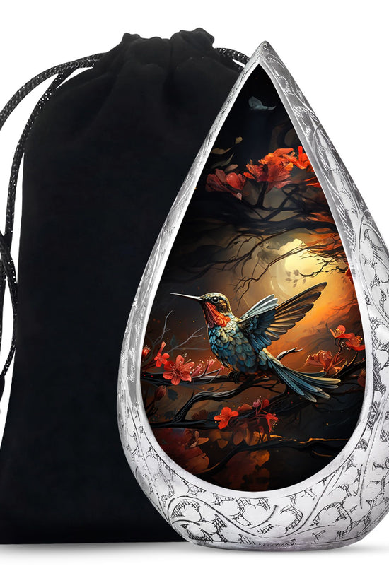 Nature Hummingbird Urn - Premium Memorial Urn For Human Ashes