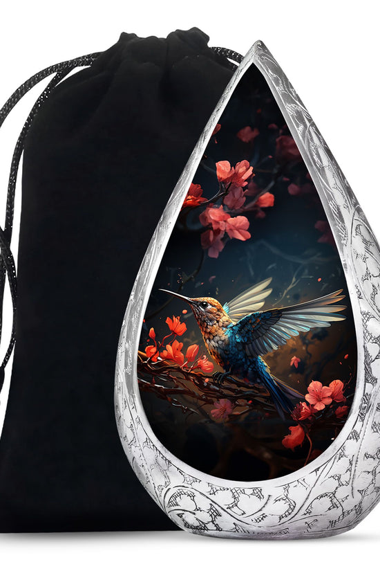 Mystic Hummingbird Cremation Urn - Scenic Ashes Urn For Human Ashes