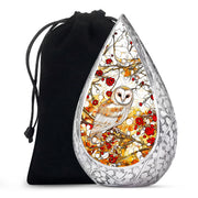 White Owl Funeral Urn – Artistic Cremation Urn For Adult Ashes