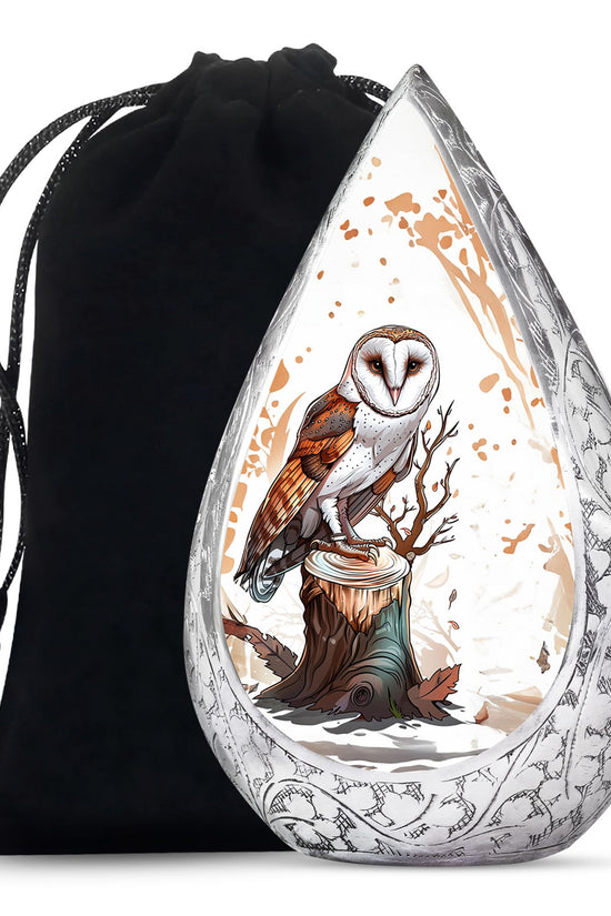 Nature Inspired Owl Urn – Beautiful Memorial Urn For Ashes