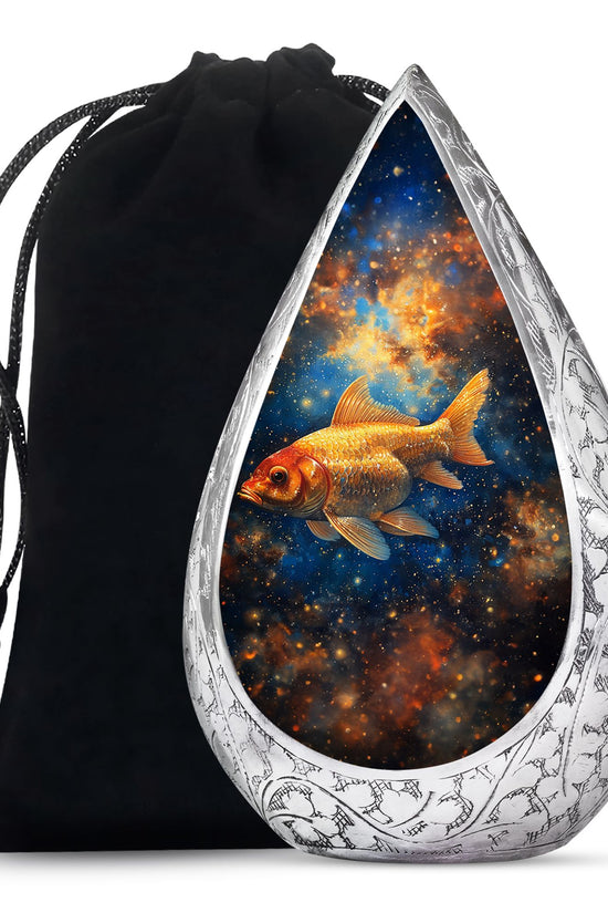 Ocean Fish Funeral Urn - Aluminium Cremation Urn For Adult Ashes