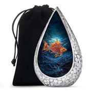 Fish Funeral Urn - Aluminum Memorial Urn For Adult Ashes