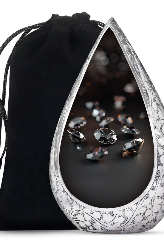 Diamond Cremation Urn - Memorial Urn For Loved Ones