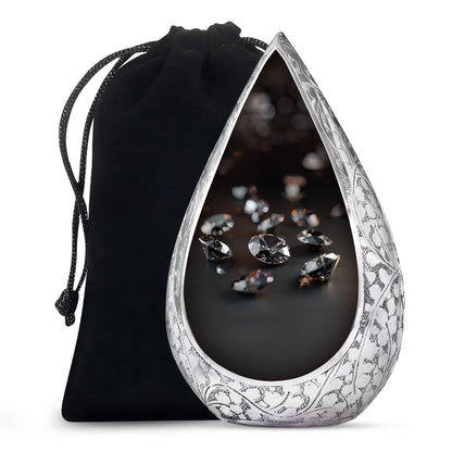 Diamond Cremation Urn - Memorial Urn For Loved Ones
