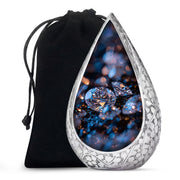 Diamond Memorial Urn For Ashes - Elegant Funeral Urn For Burial