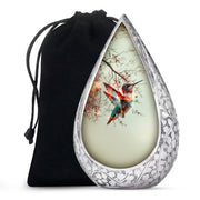 Hummingbird Theme Funeral Urn - Elegant Cremation Urn For Loved Ones