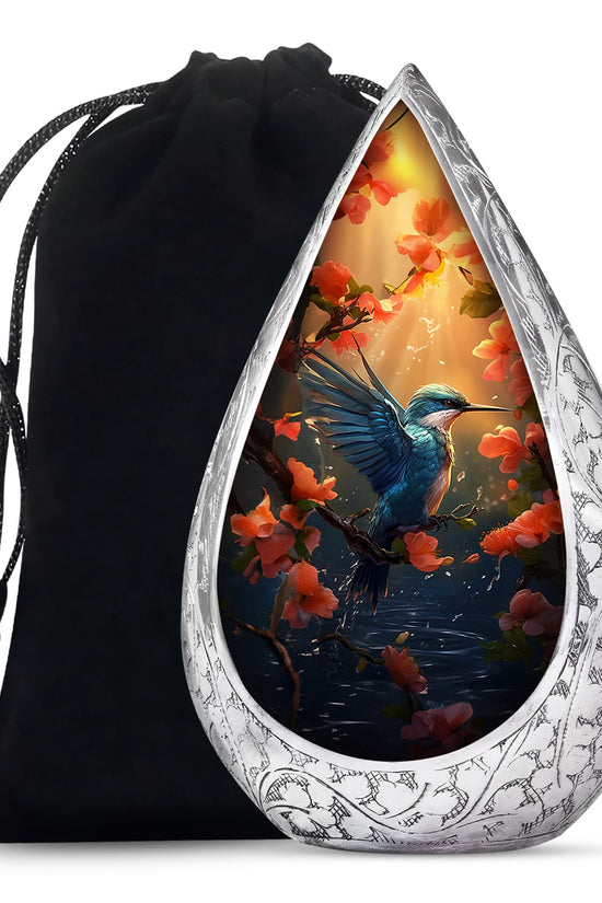 Hummingbird Cremation Urn - Large Beautiful Funeral Urn For Loved Ashes