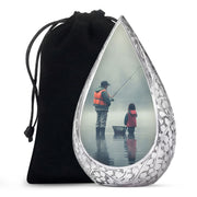 Fishing Theme Memorial Urn - Cremation Urn For Male & Female