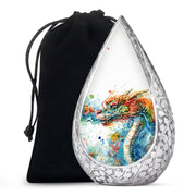 Artistic Dragon Cremation Urn For Ashes - Fantasy Burial Urn For Adult Ashes