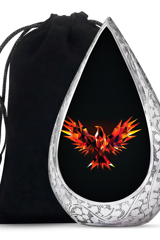 Phoenix Memorial Urn - Large Fantasy Memorial Urn For Ashes
