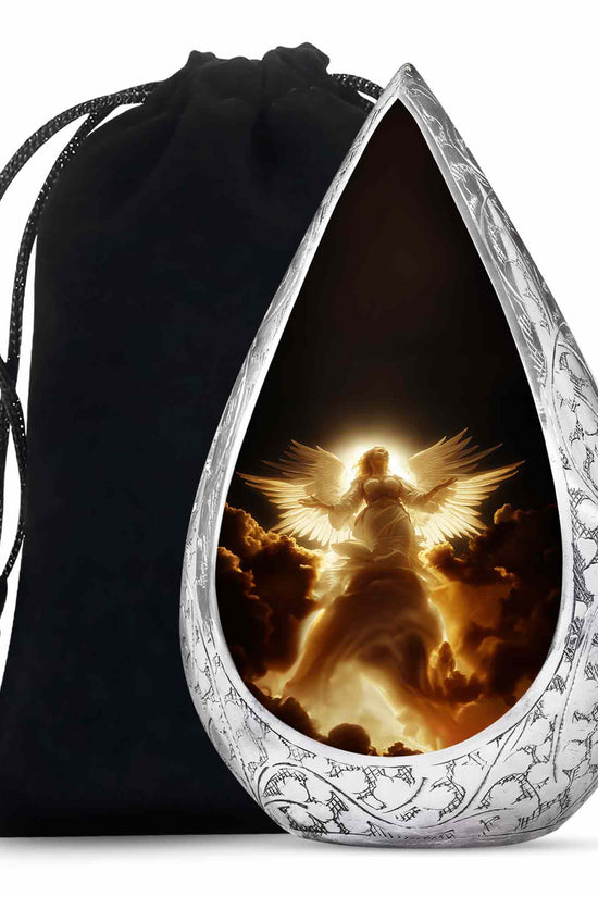 Divine Light Cremation Urn - Beautiful Angel Funeral Urn For Loved Ones