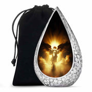 Spiritual Angel Funeral Urn - Golden Heaven Cremation Urn For Ashes