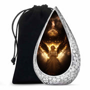 Halo Angel Memorial Urn - Golden Light Funeral Urn For Adult Ashes