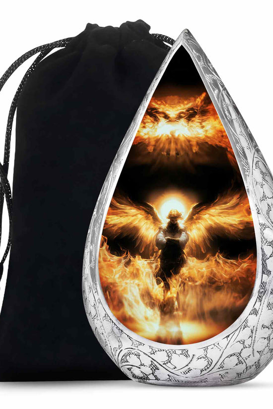 Beautiful Angel Cremation Urn – Elegant Golden Glow Urn For Loved Ones