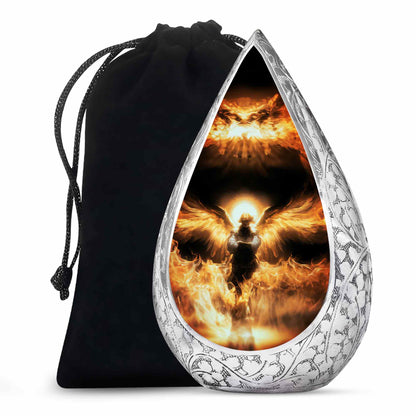Beautiful Angel Cremation Urn – Elegant Golden Glow Urn For Loved Ones