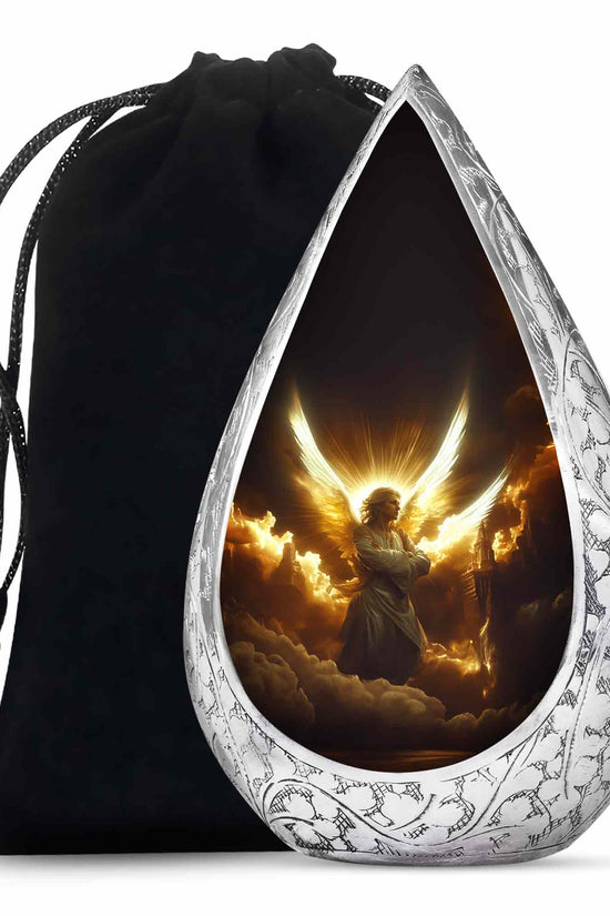 Angel Soul Memorial Urn - Peaceful Tribute of Light & Love Funeral Urn For Ashes
