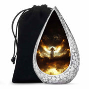 Guardian Angel Cremation Urn - Heavenly Glow Funeral Urn For Burial