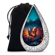 Monarch Butterfly Sunset Cremation Urn - Artistic Urns For Women
