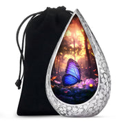 Blue Butterfly Cremation Urn For Ashes - Blue Butterfly Urn For Mom