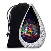 Colorful Butterfly Cremation Ashes Urn - Funeral Urns For Men and Women