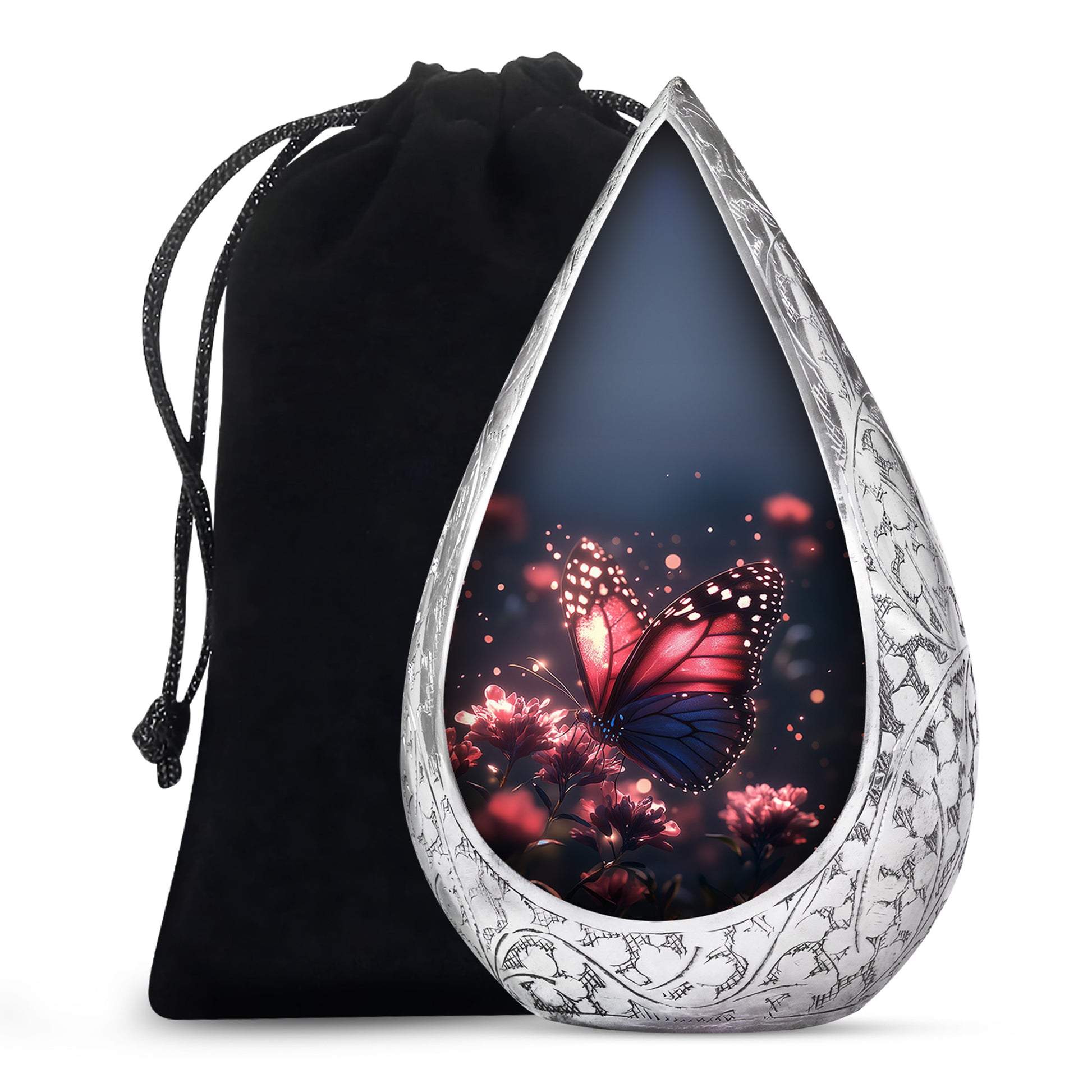 Magical Butterfly Cremation Urns - Moonlit Ashes Butterfly Urn