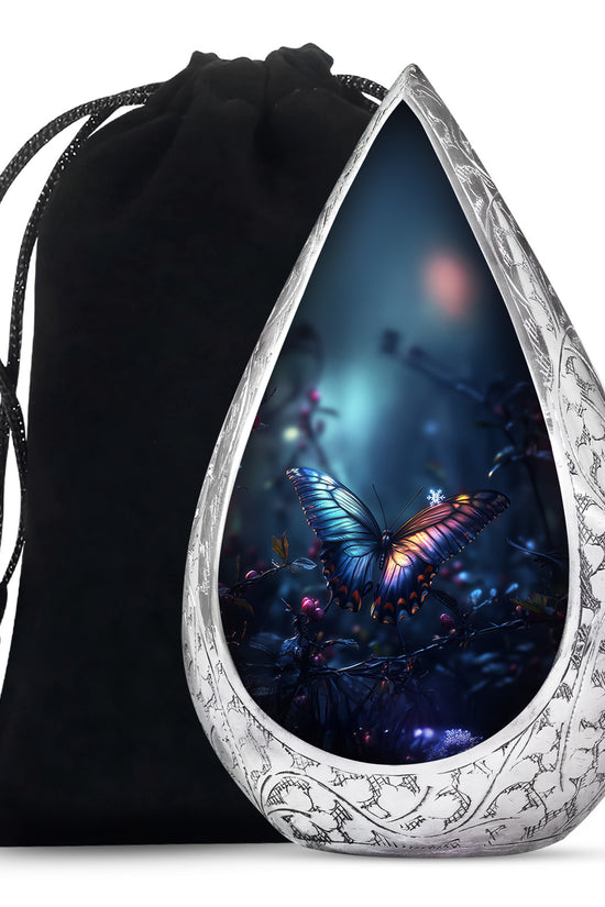 Magical Moonlit Butterfly Urn - Mesmerising Urns For Men & Women