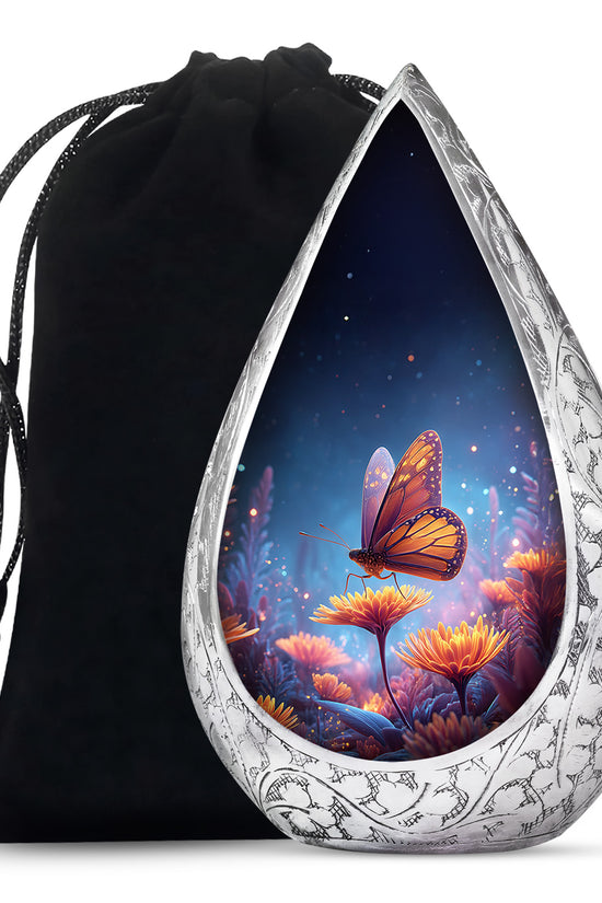 Monarch Butterfly Cremation Urn for Human Ashes For Mom or Dad