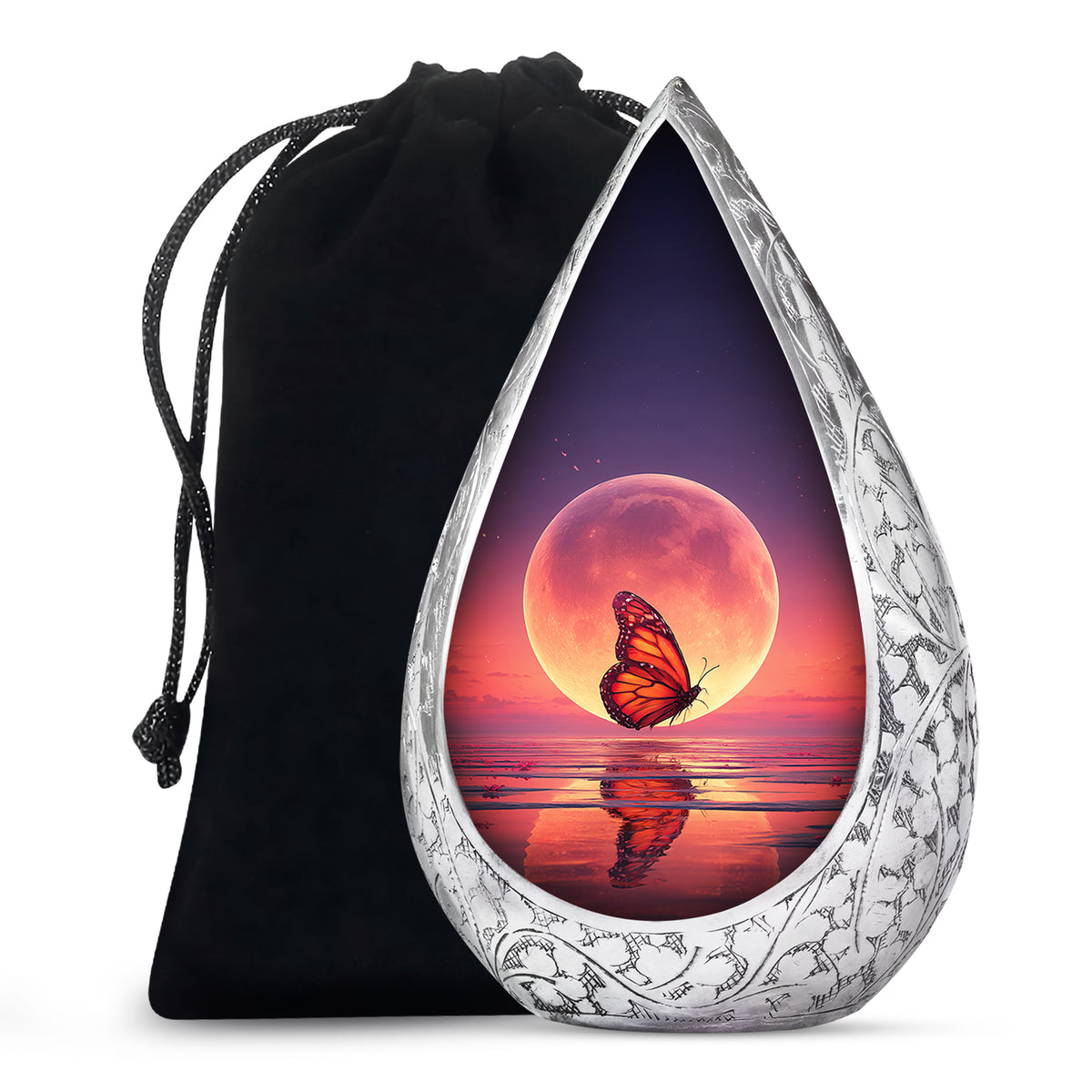 Moonlight Butterfly Urns for Human Ashes - Cremation Urn for Men & Women