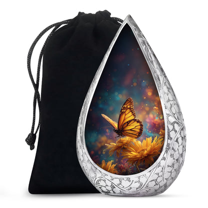 Beautiful Butterfly Cremation Urn - Decorative Urns For Mom Ashes