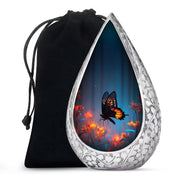 Majestic Butterfly Funeral Urn - Large Cremation Urn For Women