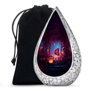Blue Butterfly Cremation Urn - Decorative Urns For Adult Female Mom