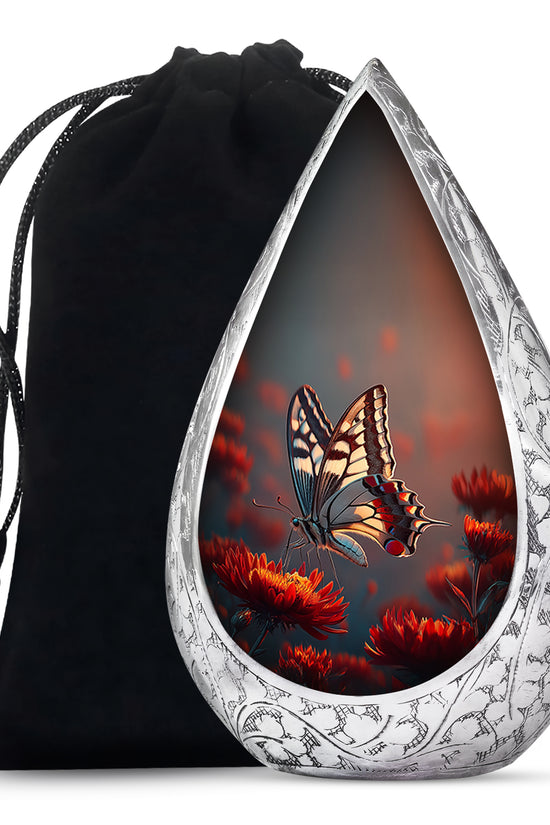 Colorful Butterfly Funeral Urn - Cremation Urns Large Adult Women