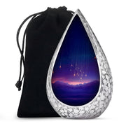 Night Shooting Stars Urn - Beautiful Handcrafted Urns For Women Ashes