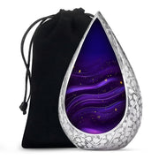Purple Galaxy Cremation Urn - Beautiful Decorative Urns For Women Ashes