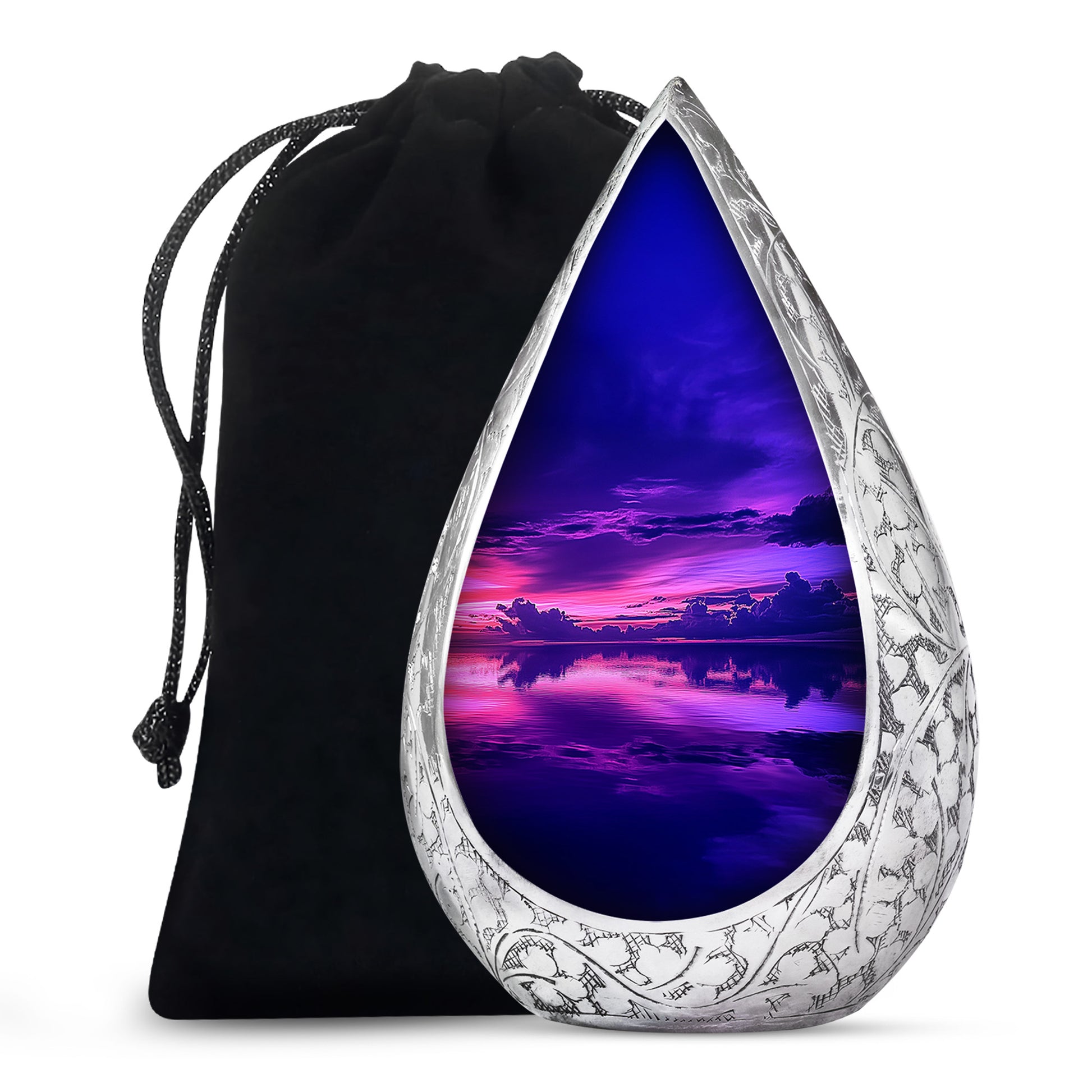 Beautiful Sunset Scenic Urn - Elegant Decorative Memorial Urns