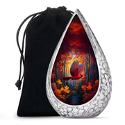 Red Cardinal Bird Funeral Urn - Autumn Theme Cremation Urn For Human Ashes