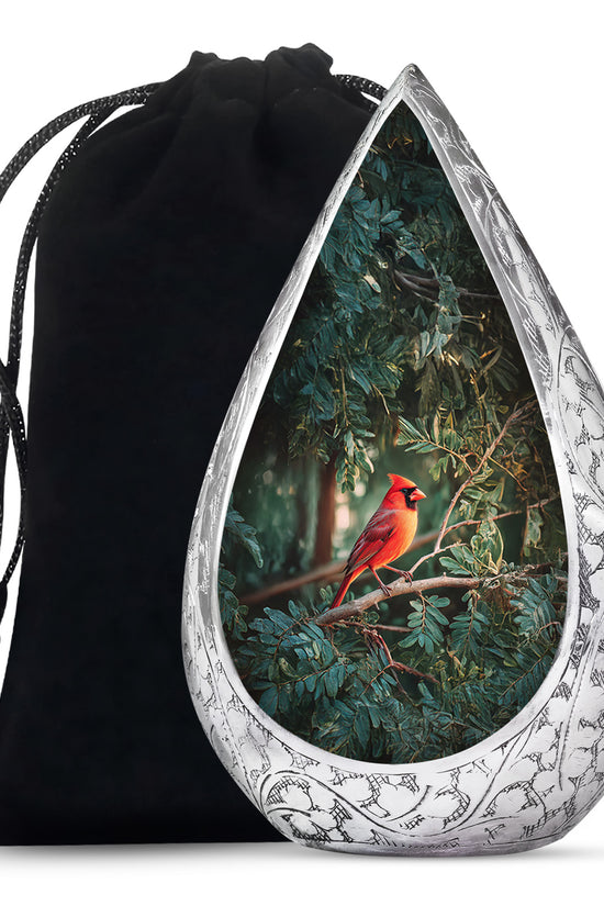 Bird Funeral Urn - Aluminium Cremation Urn For Male & Female